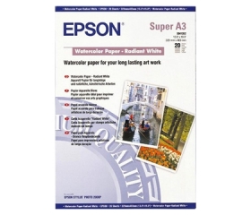 Epson Watercolor Paper-Radiant White A3+, 20 л. (C13S041352)